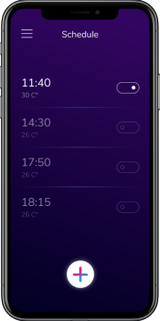 app schedule page